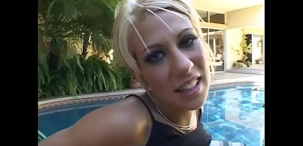  Excellent expirienced blonde whore Amber Wilde gets fucked upside down and in the ass